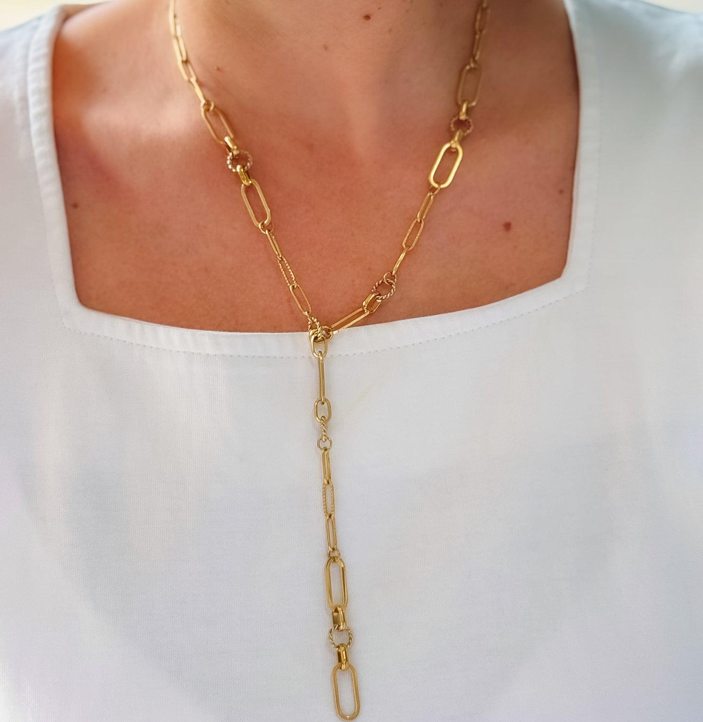 Lucky in Love Link Necklace