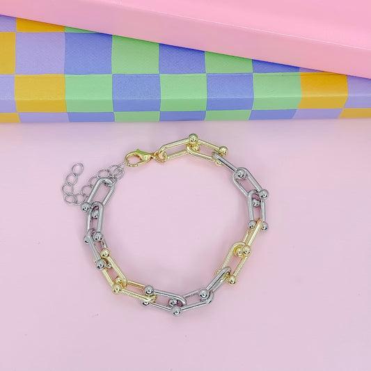 Link Up Mix Color Bracelet