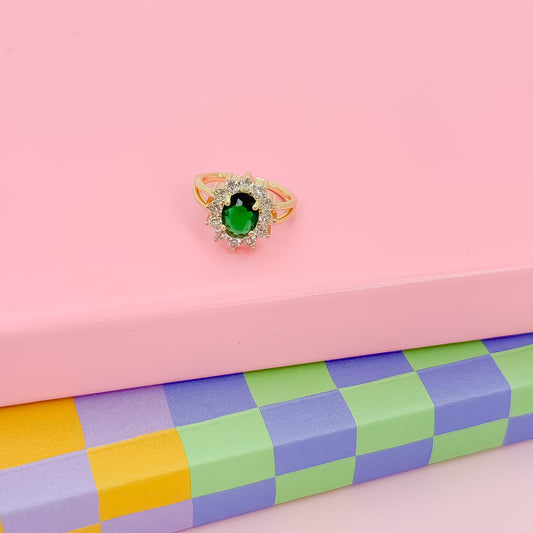 Princess Emerald Ring