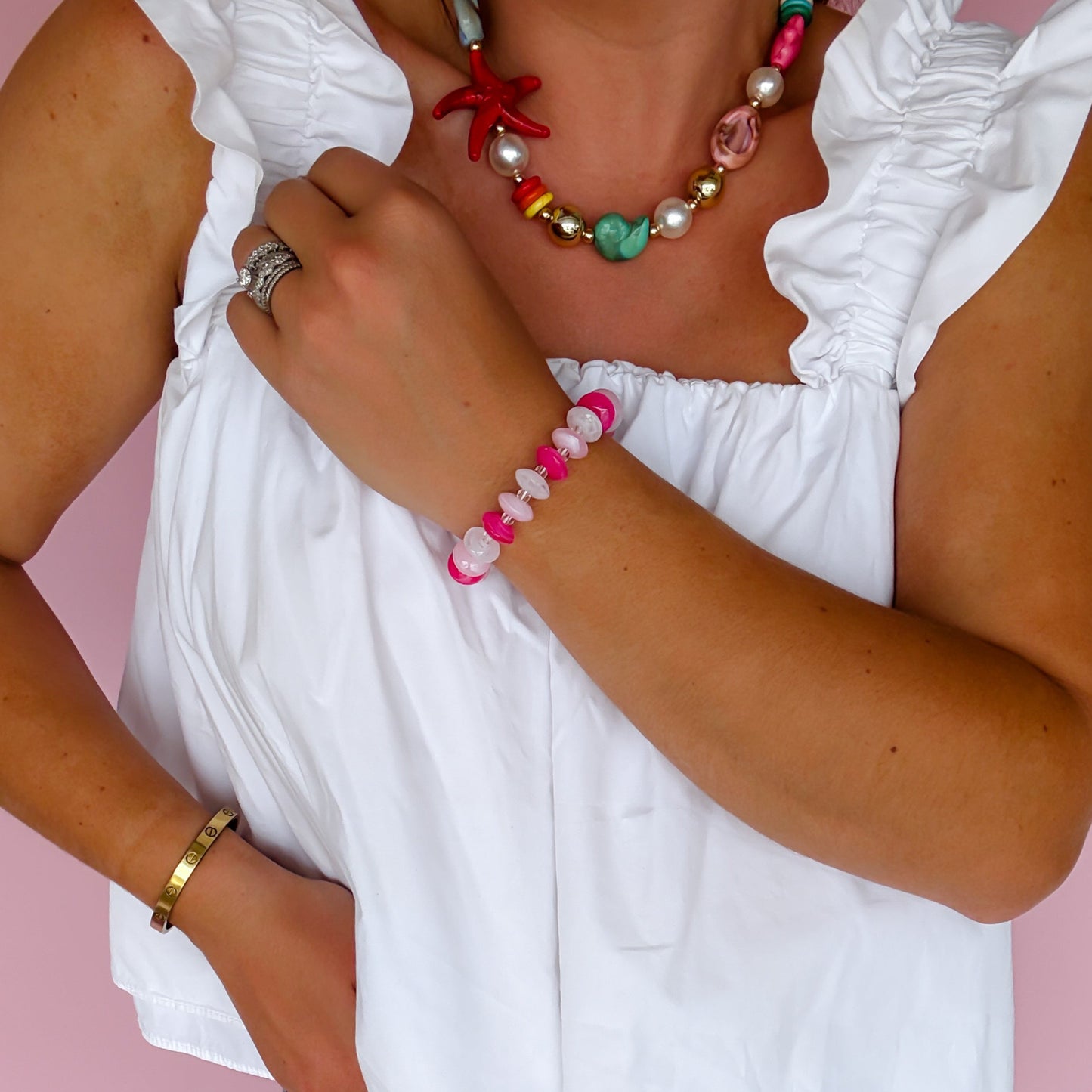 Pink Pop Bracelet