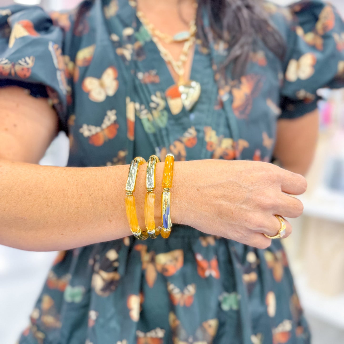 Live a Little Skinny Stretch Bracelet