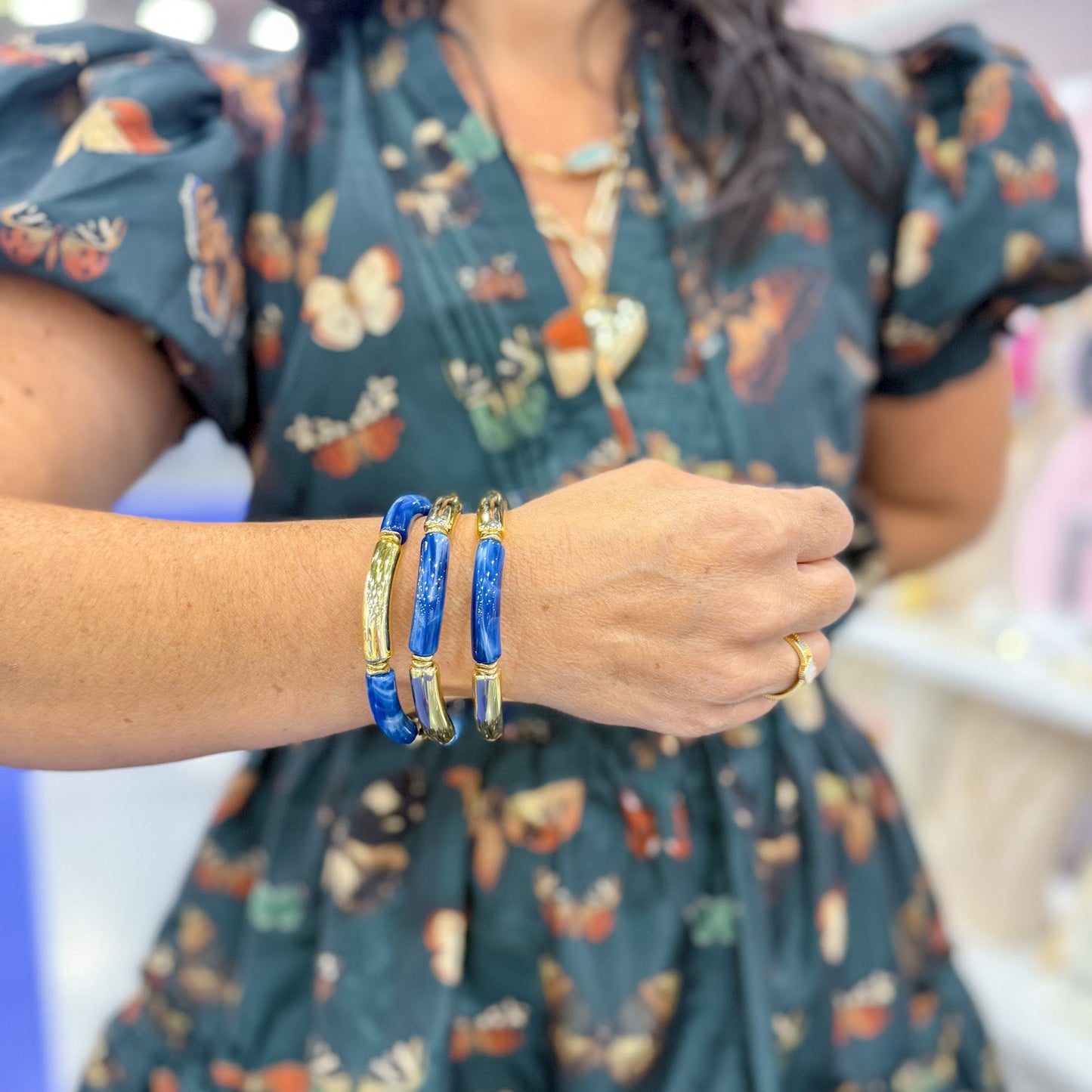 Live a Little Skinny Stretch Bracelet