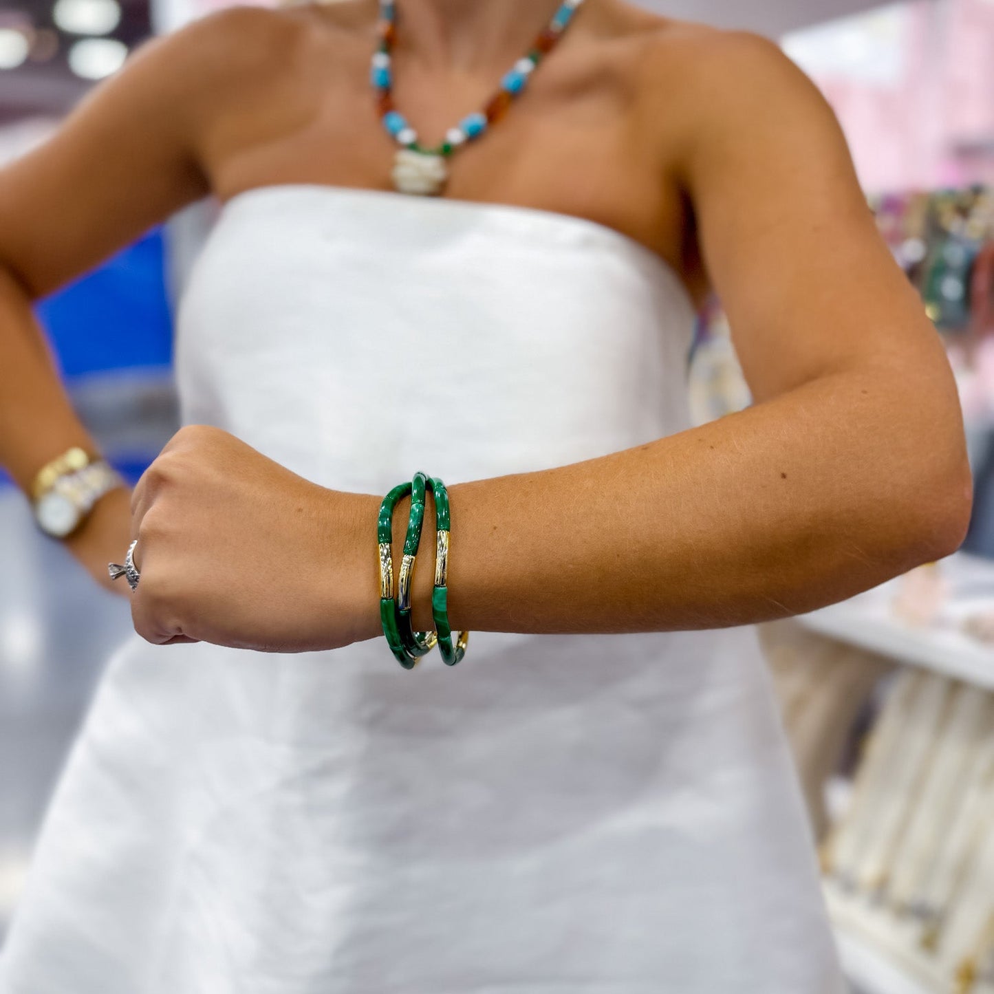 Dainty Glam Stretch Bracelet Set