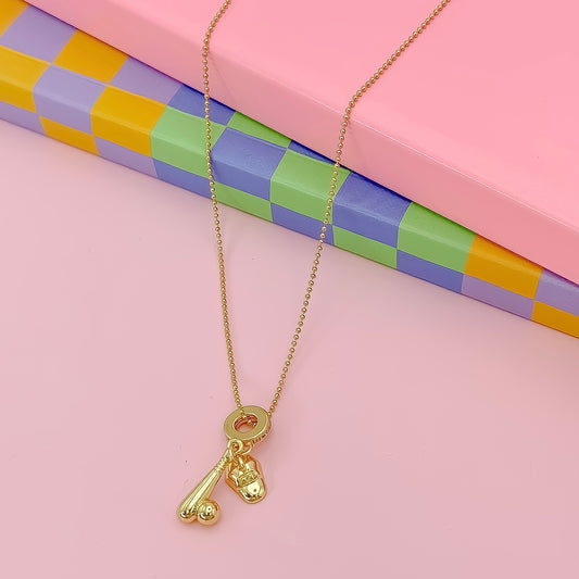 Home Run Charm Necklace