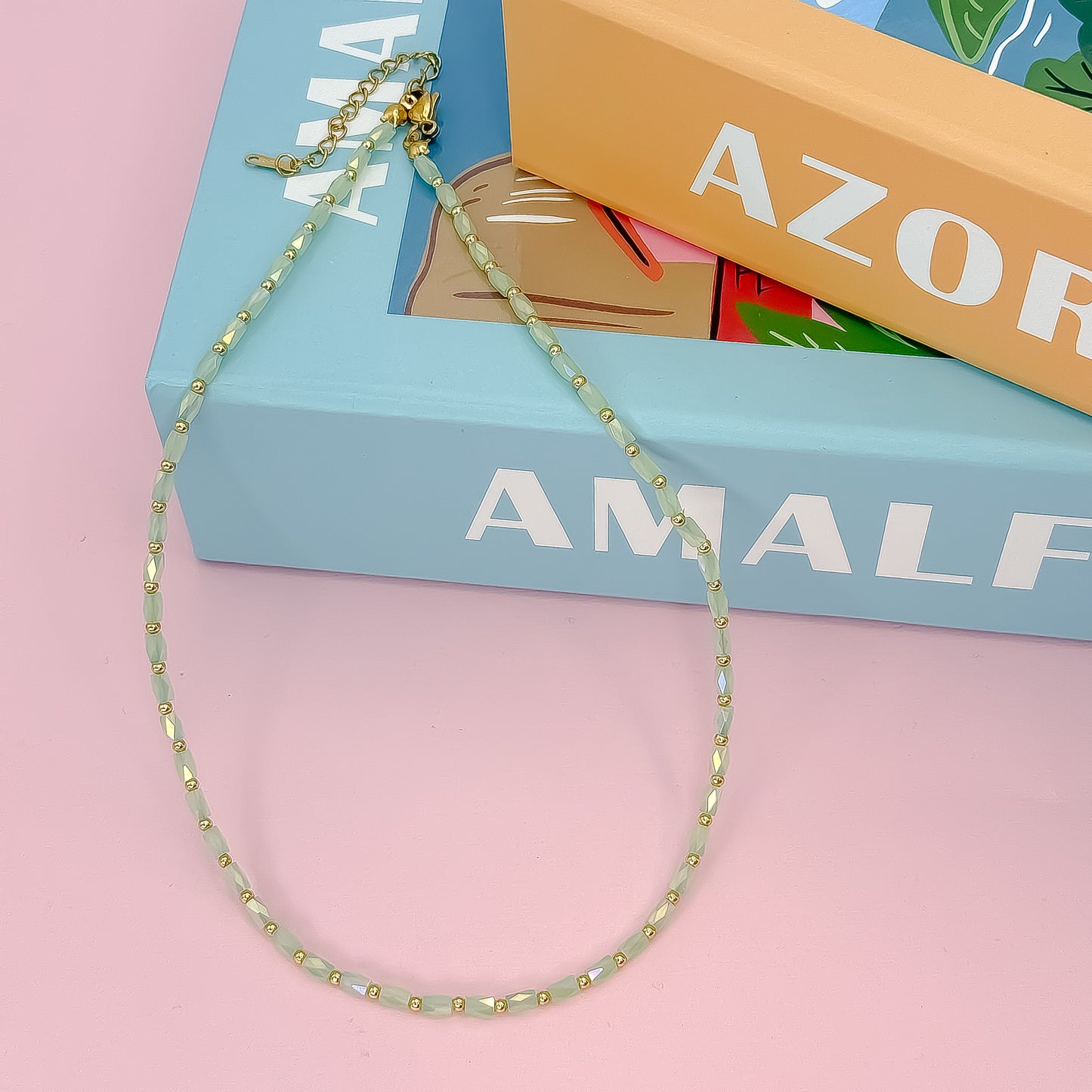Coastal Bloom Beads Necklace