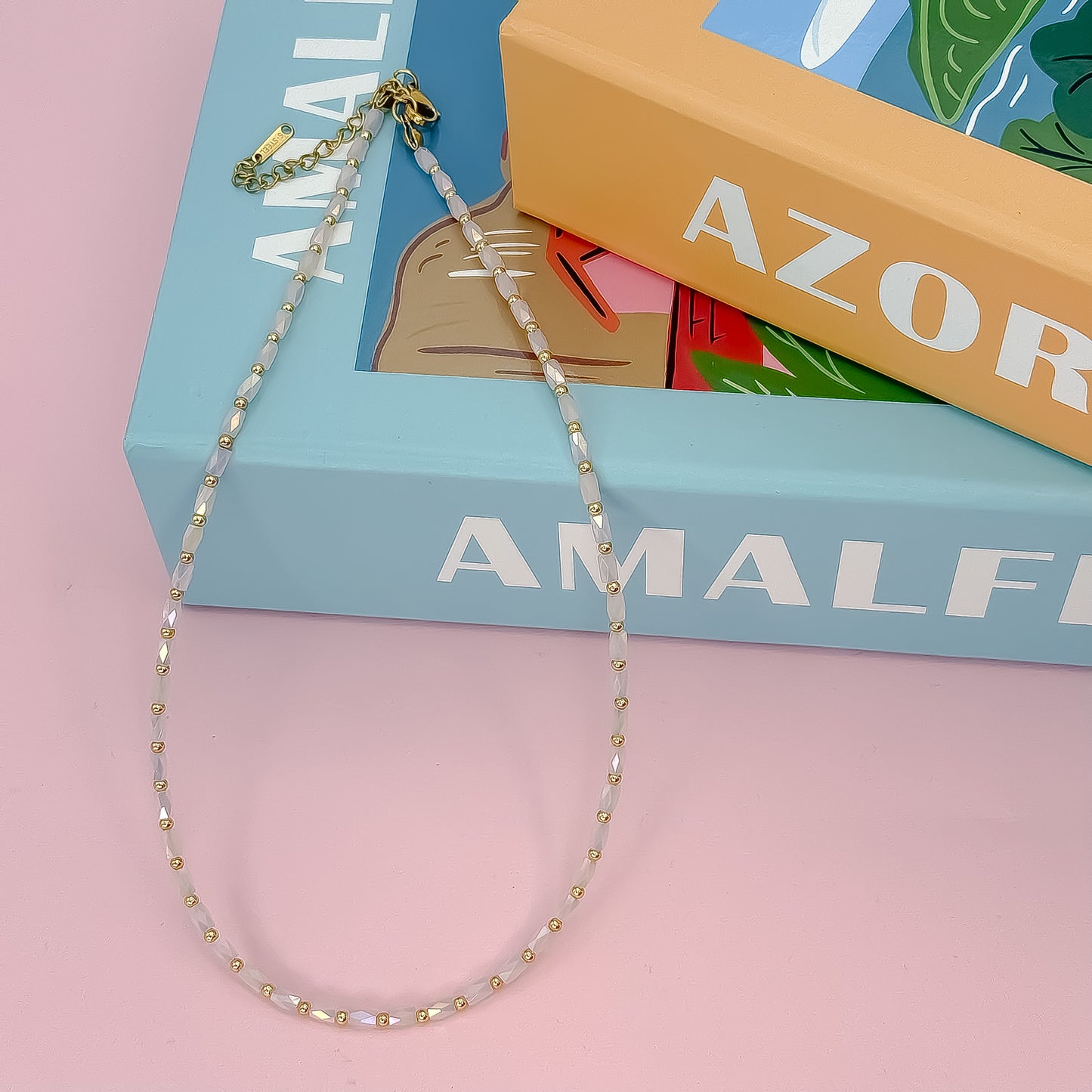 Coastal Bloom Beads Necklace
