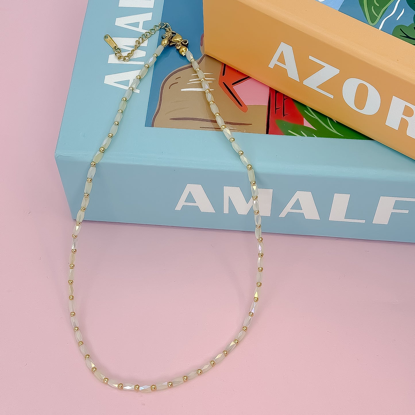 Coastal Bloom Beads Necklace