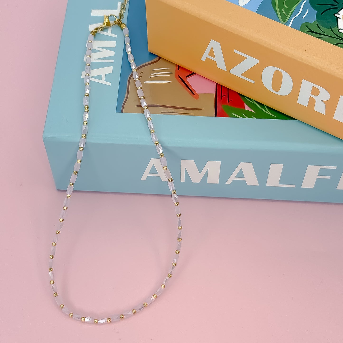 Coastal Bloom Beads Necklace