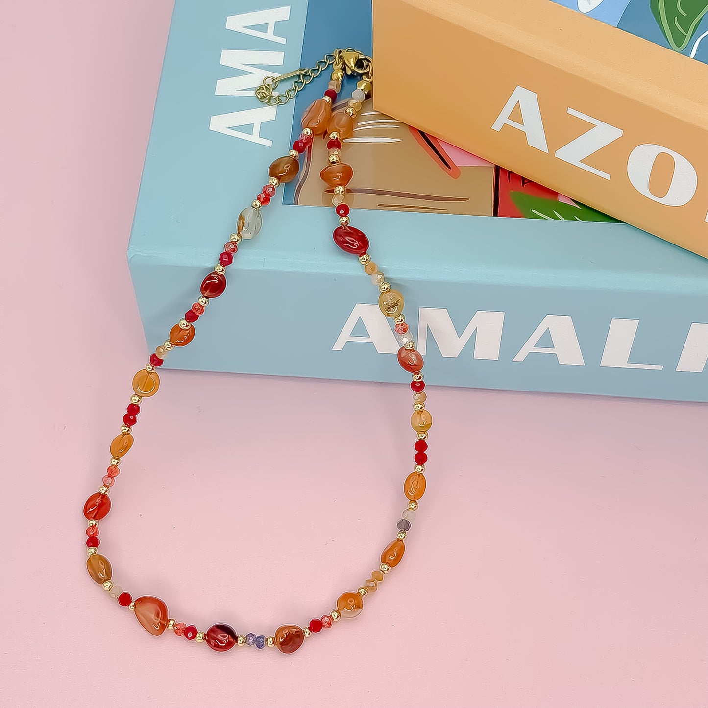 Colors of Autumn Beads Necklace