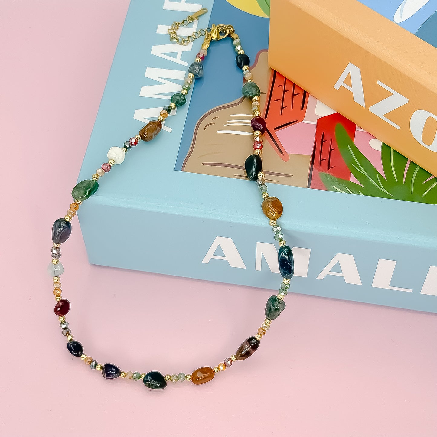 Colors of Autumn Beads Necklace