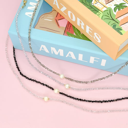Single Glam Pearl Necklace