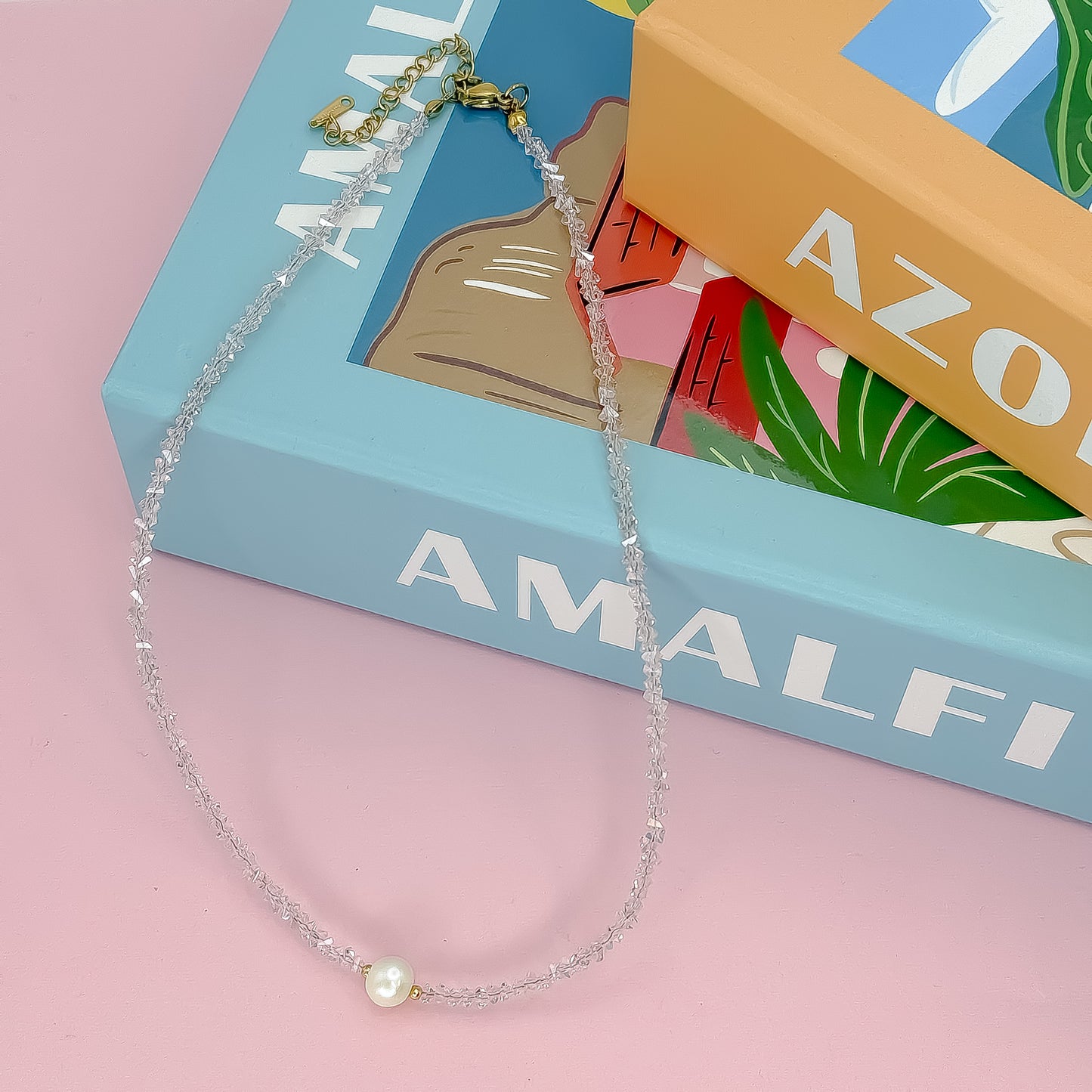 Single Glam Pearl Necklace