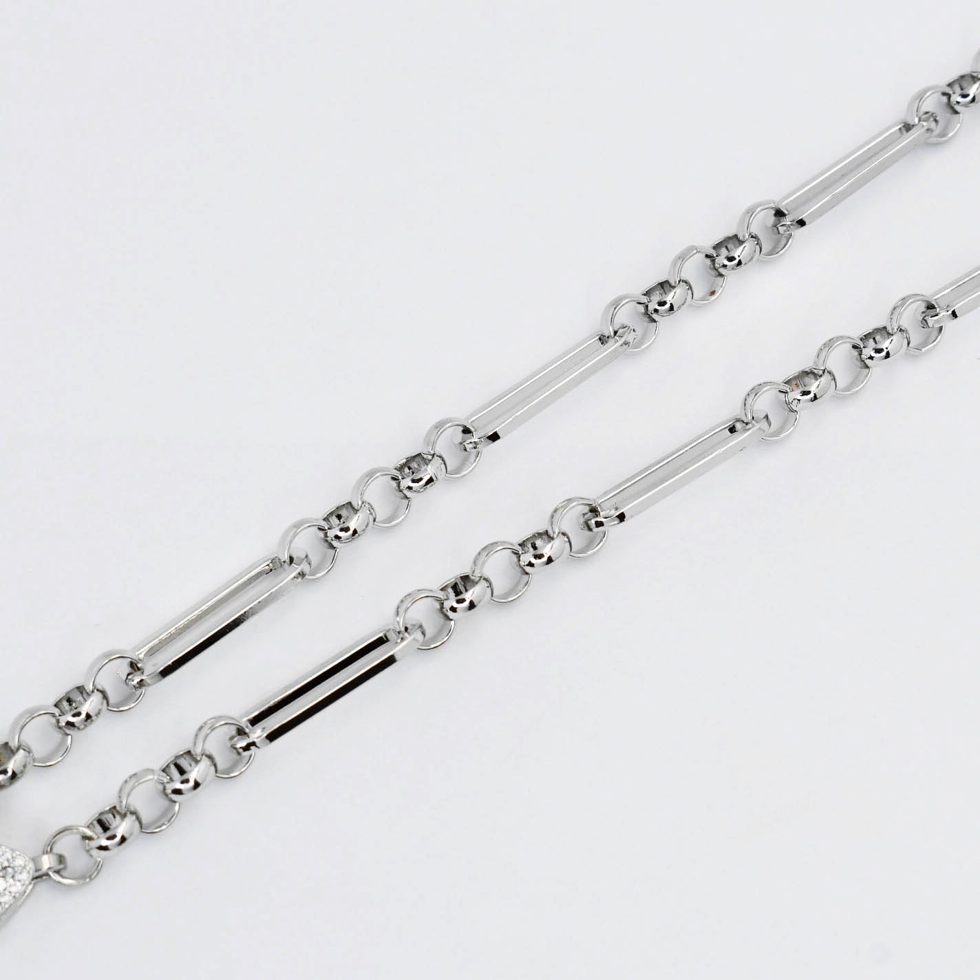 Jesus is my Rock Silver Necklace