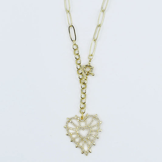 Lace Heart Necklace