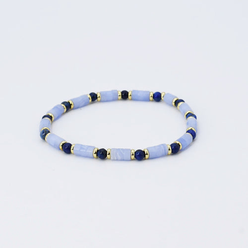 Light Blue Natural Stone Bracelet