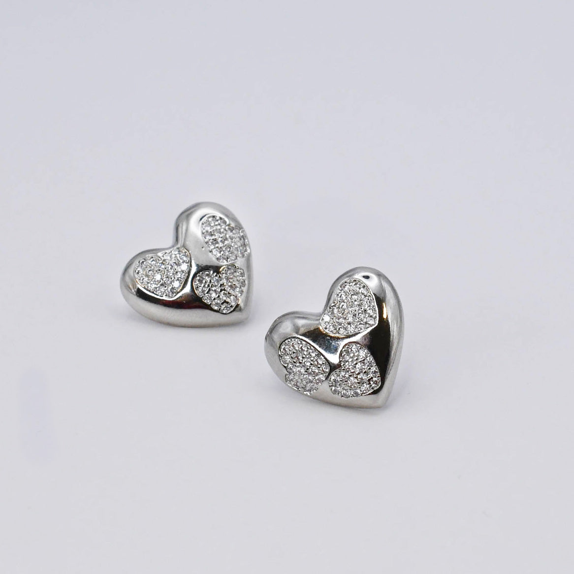 Loving Glow Silver Stud