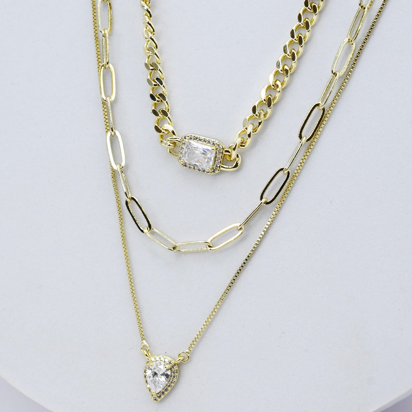 Luxe Layers Chain Necklace L2