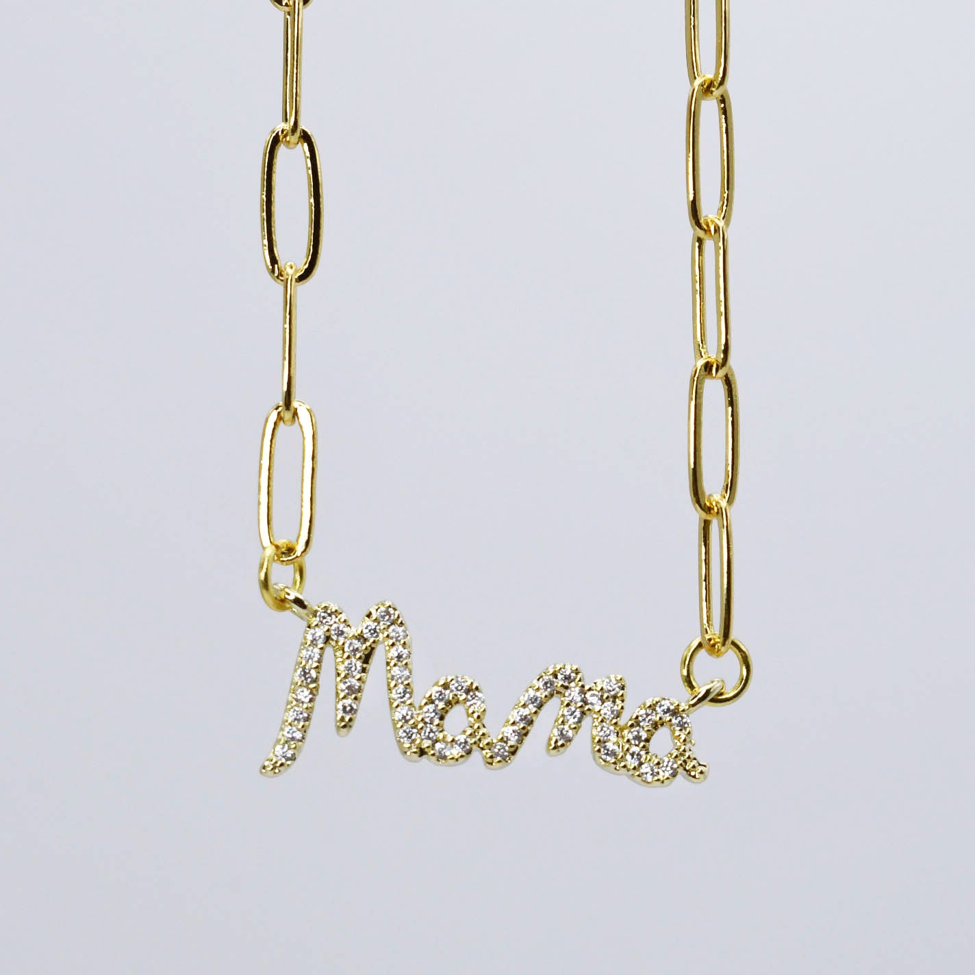 Mama Necklace Gold F29