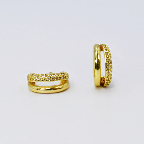Mini Mirage Gold Hoop
