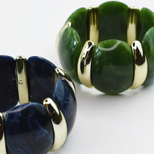 More to Love Marble Stretch Bangle