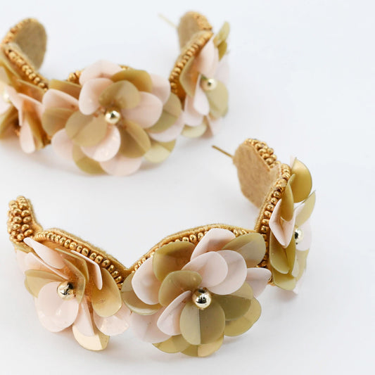 Multi Flower Hoop Rose