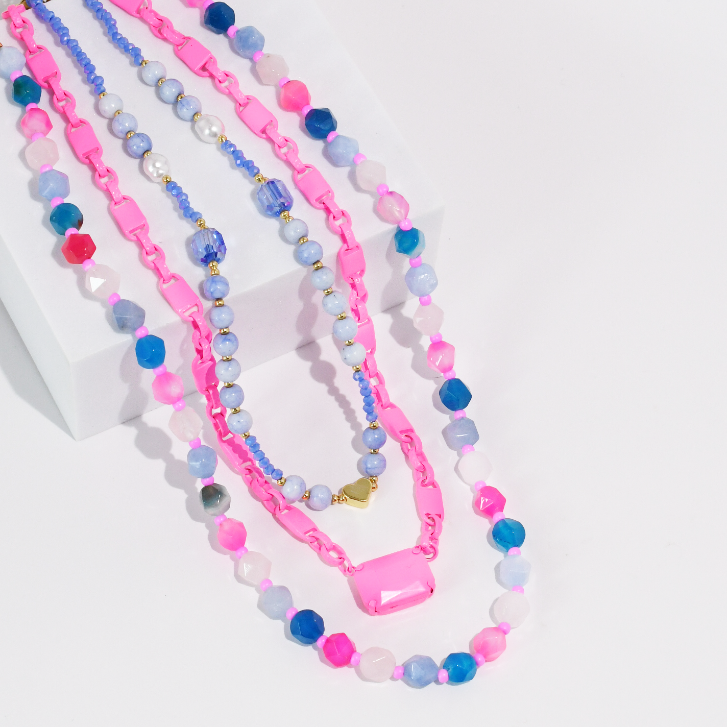Neon Sugar Stack Necklace
