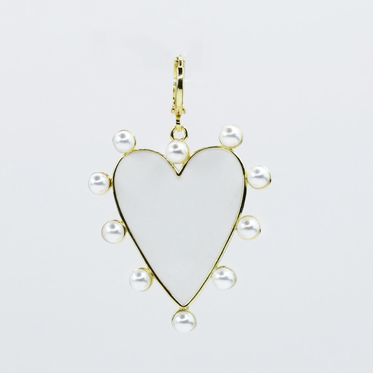 Pearl Crush Gold Charm