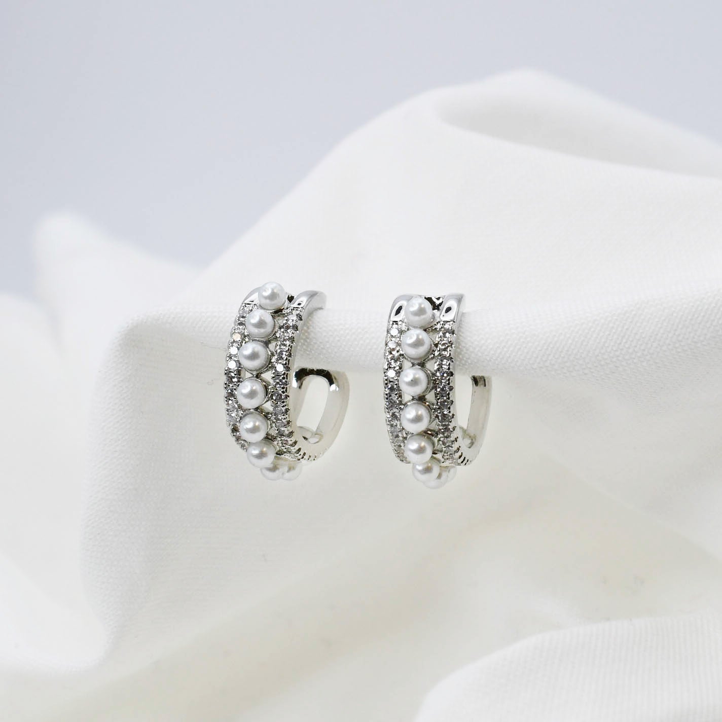 Pearly Silver Cuff
