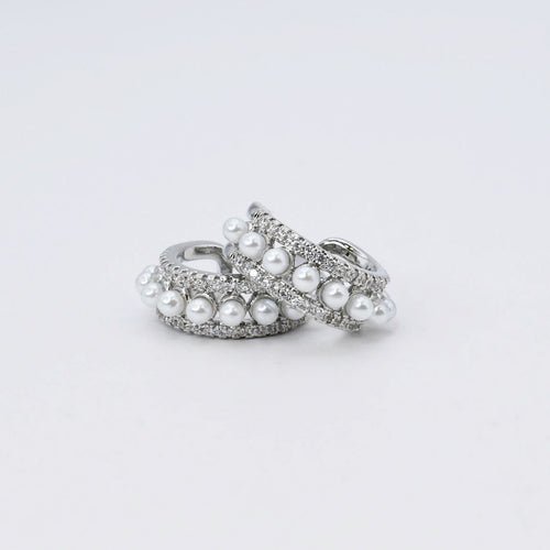 Pearly Silver Cuff