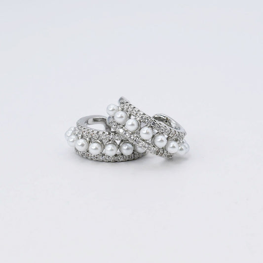 Pearly Silver Cuff