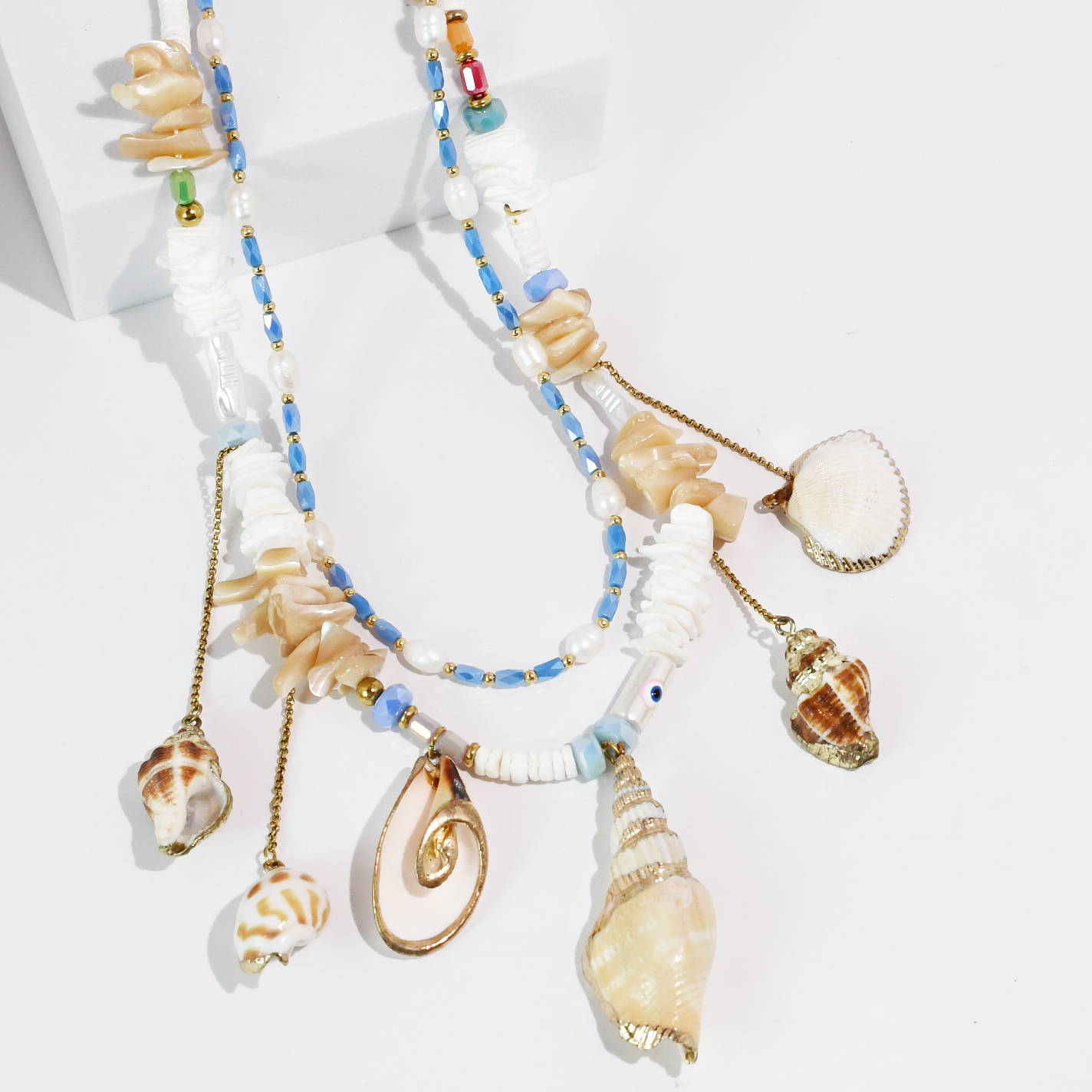 Seashell Dream Stack Necklace
