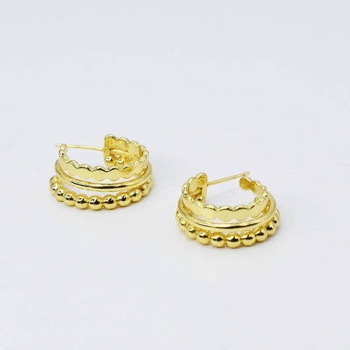 Sicily Hoop Gold