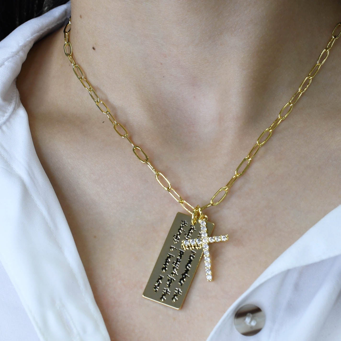 Thankful Necklace Gold