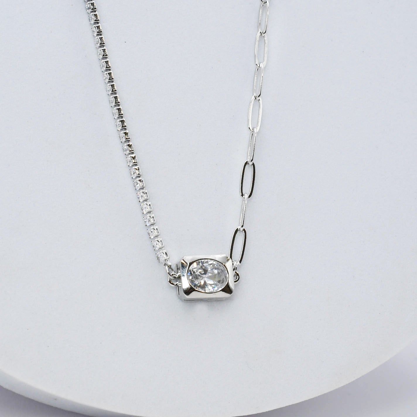The Kathleen Necklace Silver