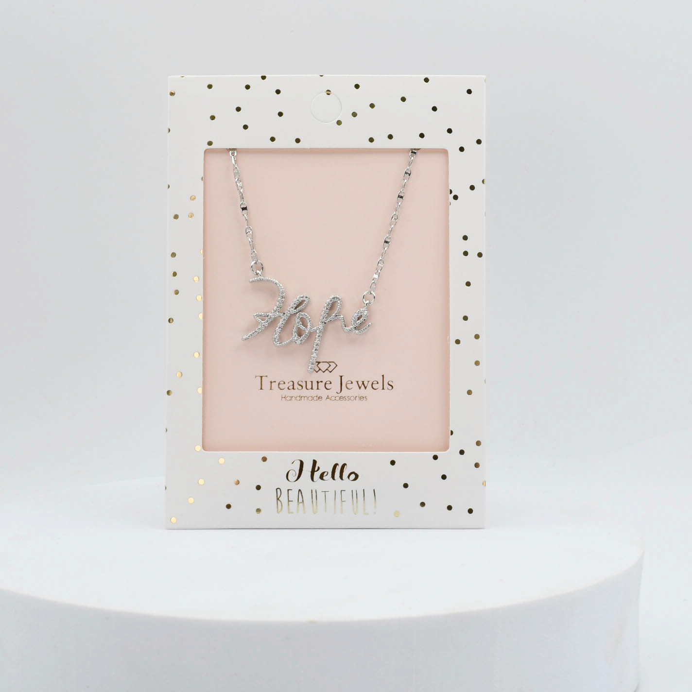 Hope Silver Necklace I-40