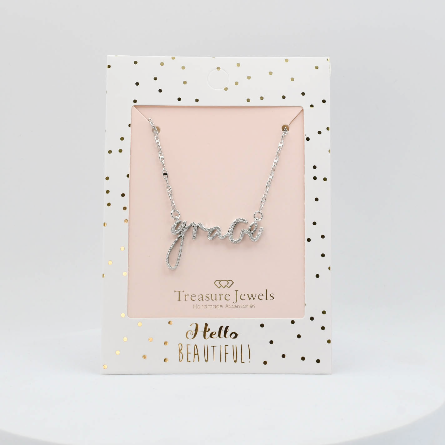 Grace Silver Necklace I-42