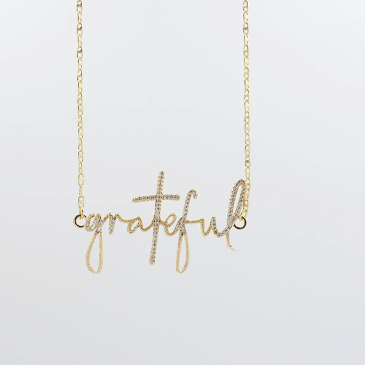 Grateful Necklace Gold I-51
