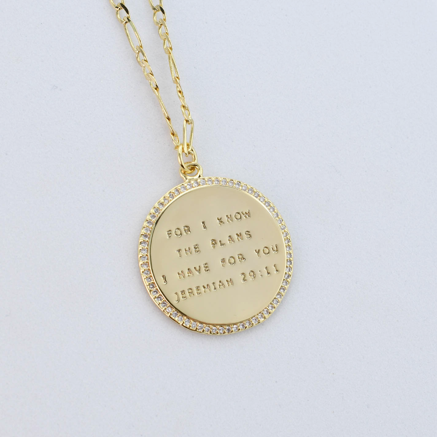 Jeremiah 29:11 Gold Necklace