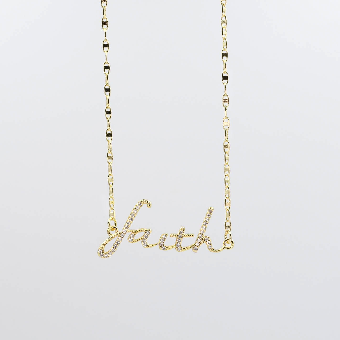 Faith Necklace Gold I-42