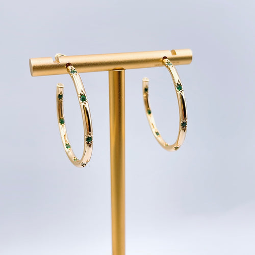 Stacey green hoop