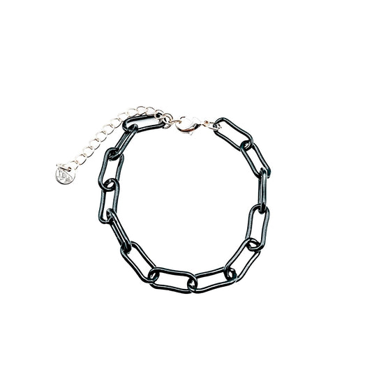 Link Black Bracelet O35