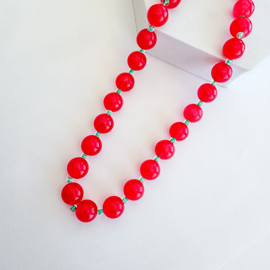 Love Big sandía Necklace