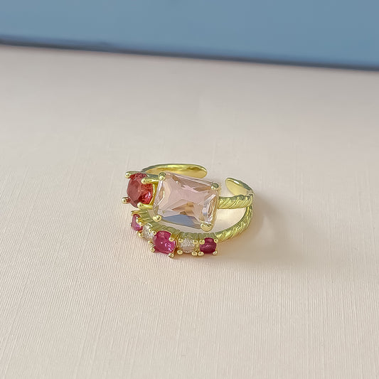 Rosé Radiance Ring