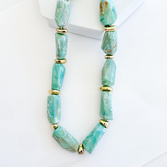Prism Sage necklace