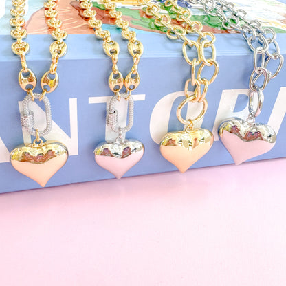 Double Trouble Gold Necklace