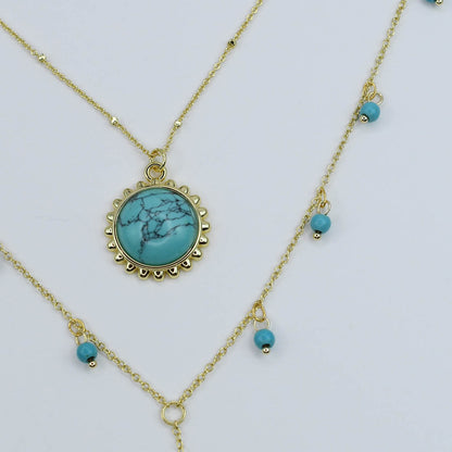 Turquoise Harmony Layered Necklace