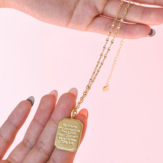Joshua 1:9 Necklace