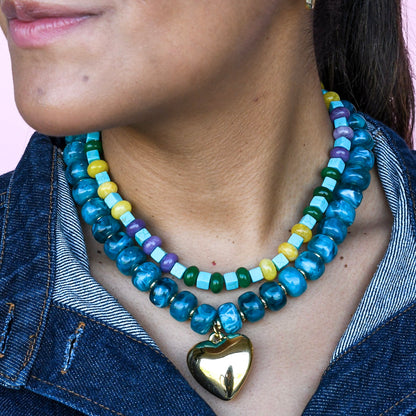 Rio Color Beaded Necklace
