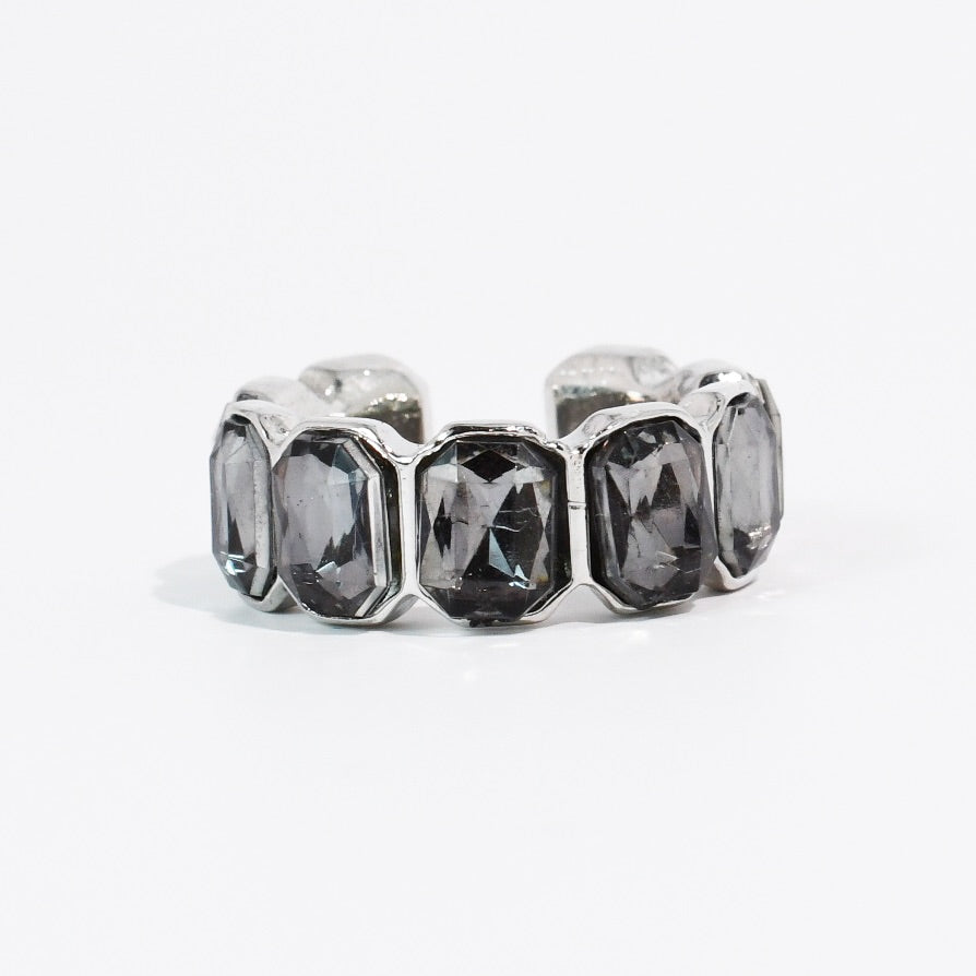 Smokey Luxe Crystal Ring