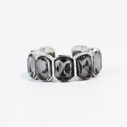 Smokey Luxe Crystal Ring